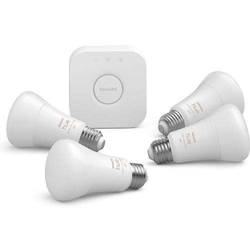 Philips Hue 548545 White And Color Ambiance A19 LED Starter Kit