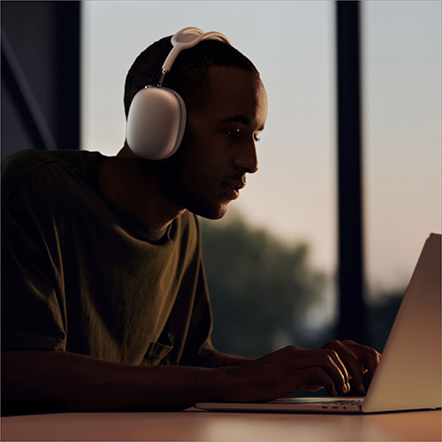 Airpods Max Wireless Noise Canceling Spatial Audio Silver Over The Ear  Headphones