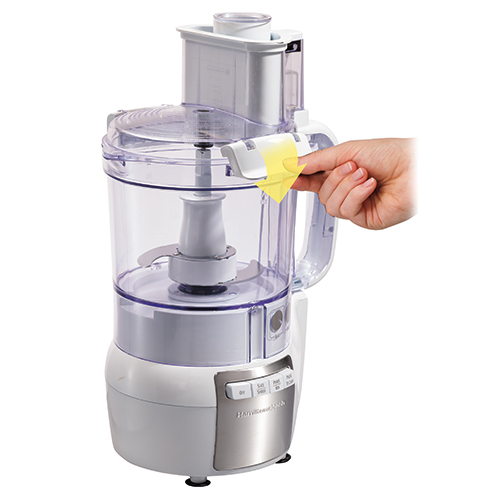 Hamilton Beach Stack and Snap Food Processor, 12 Cup Capacity, 450 Watts,  White, 70729