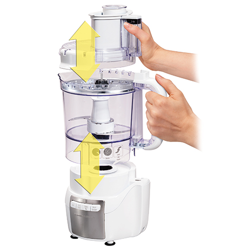 Hamilton Beach Stack and Snap Food Processor, 12 Cup Capacity, 450 Watts,  White, 70729