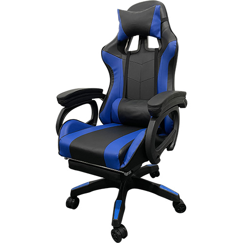 Doral Designs Lm Hc919fblu Gaming Blue Racing Chair Brandsmart Usa Doral Designs Lm Hc919fblu Gaming Blue Racing Chair Brandsmart Usa