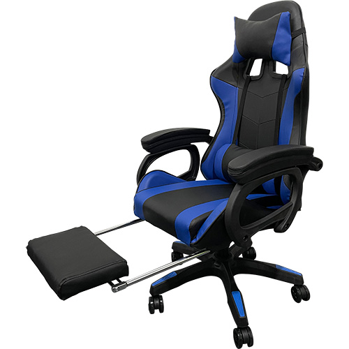 Doral Designs Lm Hc919fblu Gaming Blue Racing Chair Brandsmart Usa