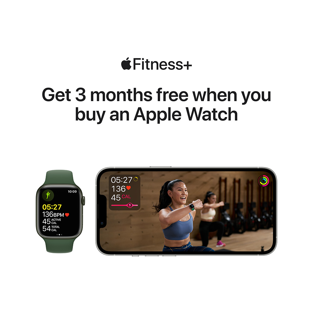Apple MKN63LLA Watch Series 7 45mm Starlight Aluminum Case With 