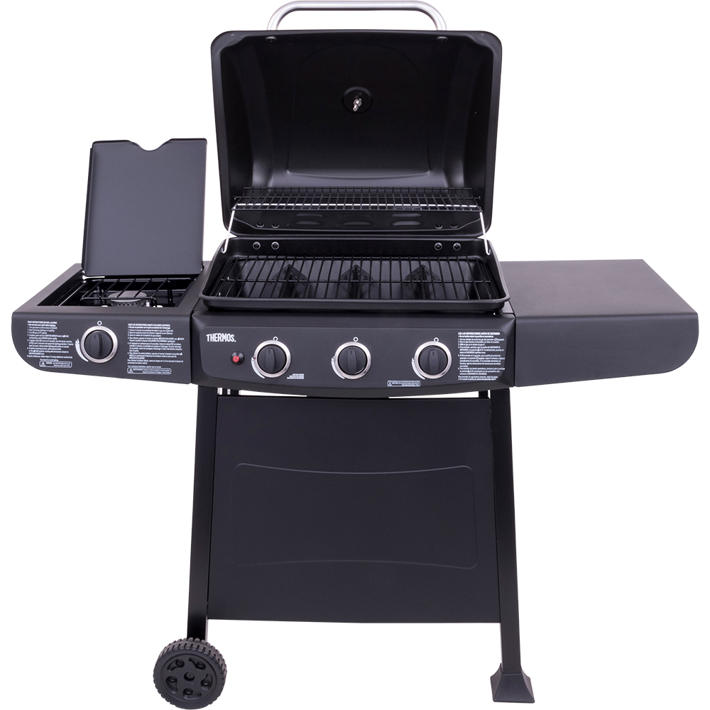 Thermos 461770719 36 000 BTU 3 Burner Black Steel Gas Grill With