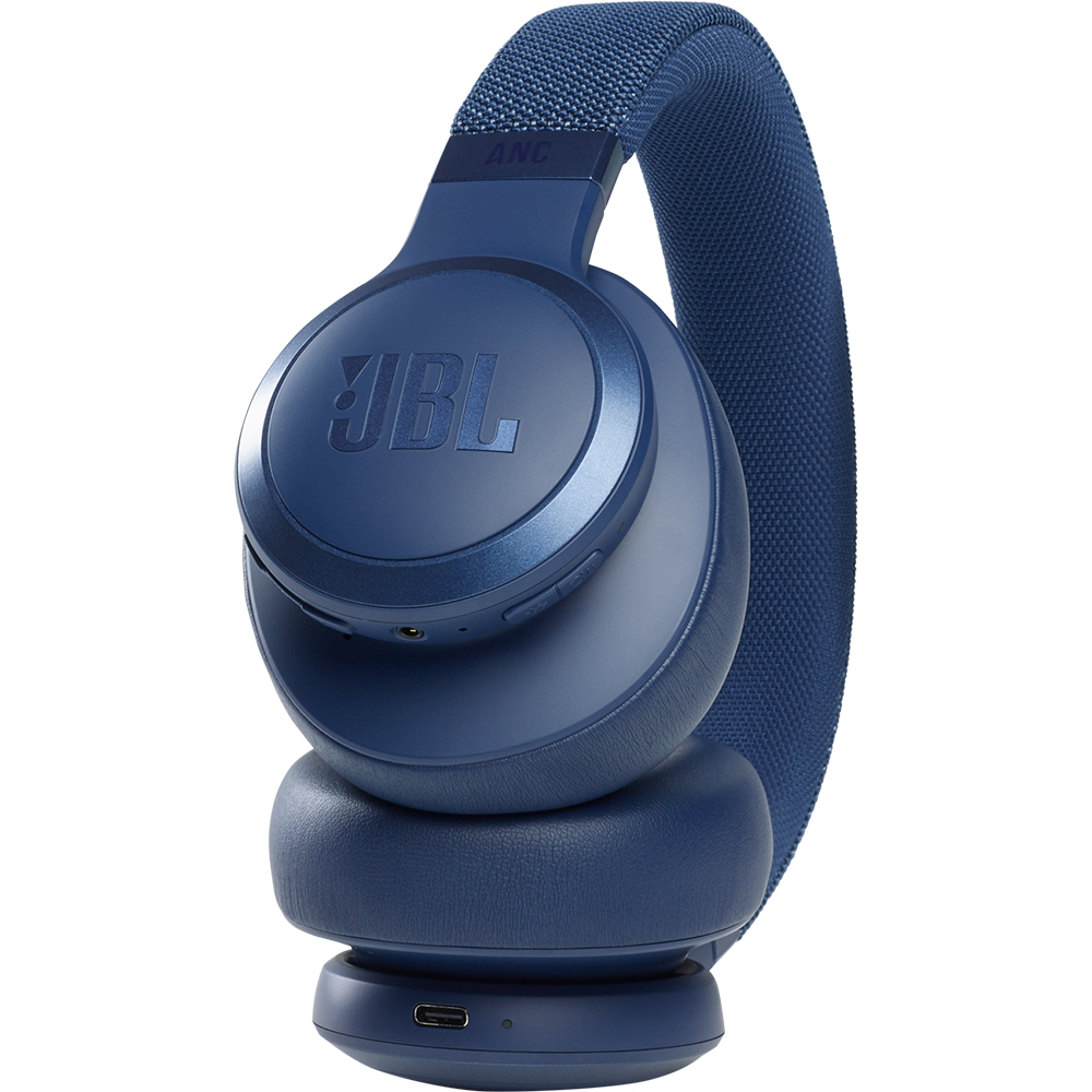 JBL LIVE660NCBLU Live 660 Wireless Noise Cancelling Blue Over-The-Ear  Headphones | BrandsMart USA