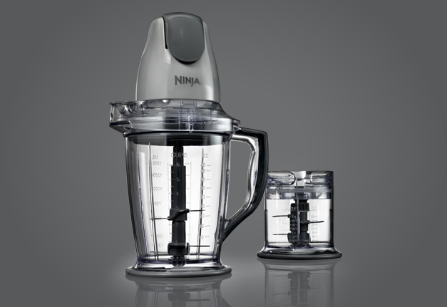 Ninja - Master Prep Food Processor - Black, Stainless Steel