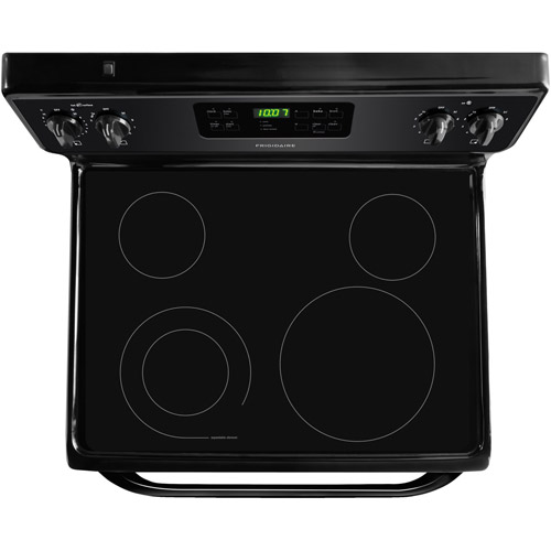 Frigidaire FFEF3018LB 30" Black Smooth Top Range With 5.3 CuFt Self Cleaning Oven BrandsMart USA