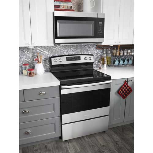 Amana AMV2307PFSSS 1.6 CuFt 1000 Watt Stainless Steel Over The Range