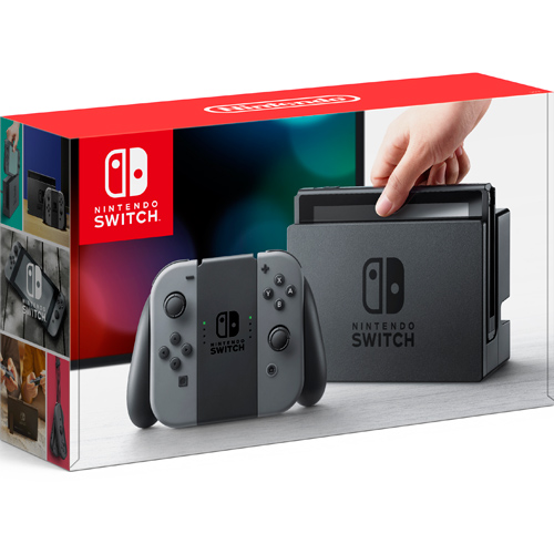 With Gray Joy-Con