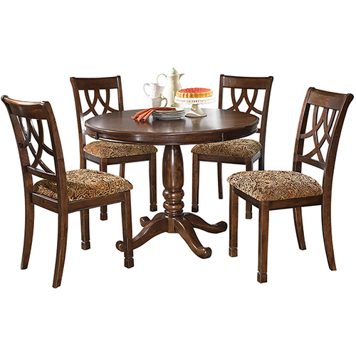 Ashley Furniture Leahlyn Set 5 Piece Dining Room Brandsmart Usa Ashley Furniture Leahlyn Set 5, Ashley Furniture Round Dining Table Set