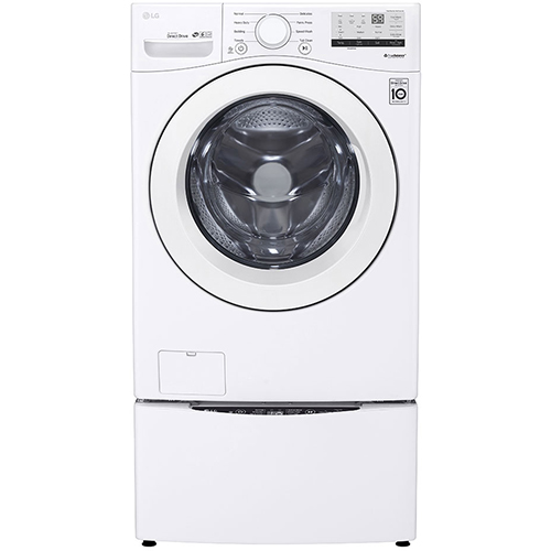 LG WM3400CW 4.5 CuFt Front Load SenseClean™ Washer In White