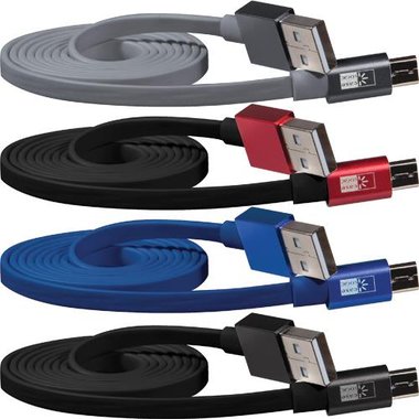 UPC 805112000227 product image for Case Logic CL-MP-CA-105-ML Tangle Free Micro USB Cable - Aluminum Connector | upcitemdb.com