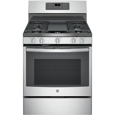 Ge Jgb700sej Ss 5 0 Cuft Freestanding 5 Burner Gas Range In Stainless Steel Brandsmart Usa