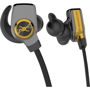 Monster MHROCIEBPLBT ROC Sport Super Slim Wireless In-Ear Black