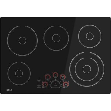 LG LCE3010SB 30&quot; Radiant Cooktop