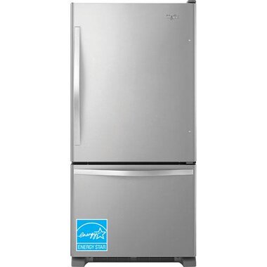 Whirlpool WRB322DMBM-SS 22.1 CuFt Bottom Freezer Refrigerator