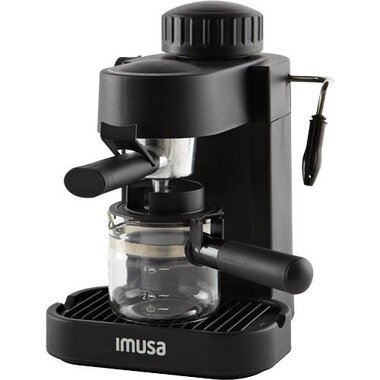 IMUSA USA GAU-18202 4 Cup Espresso/Cappuccino Maker,Black