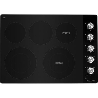 KitchenAid KCES550HSS 30&quot; Electric Cooktop