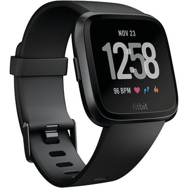 Fitbit FB504GMBK Versa Smartwatch Black BrandsMart USA
