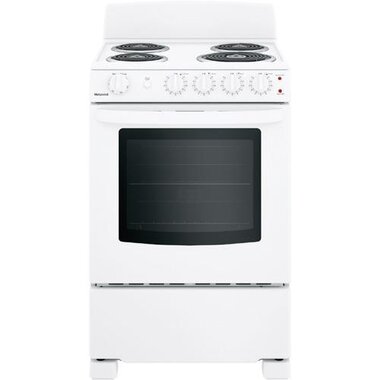 Hotpoint RAS240DM-WW 24&quot; Electric Coil Range