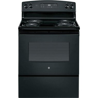 GE JBS360DM-BB 5.0 CuFt Freestanding Coil Electric Range In Black