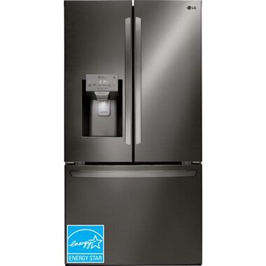 Lg Lfxs26973d 26 2 Cuft Smart French Door Refrigerator In Black Stainless Steel Brandsmart Usa