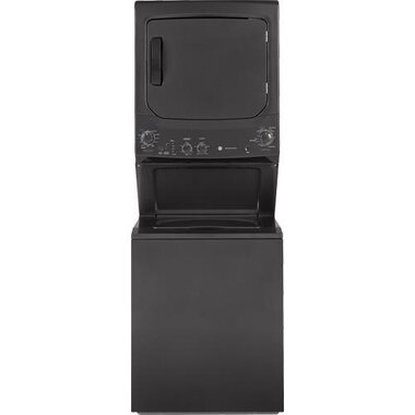 GE GUD27ESPM-DG 27&quot; Black Washer/Dryer Combination