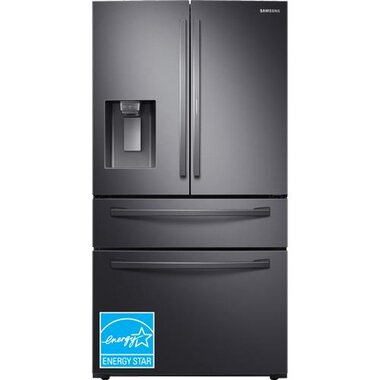 Samsung Rf28r7351sg 28 Cuft 4 Door French Door Refrigerator In Black Stainless Brandsmart Usa