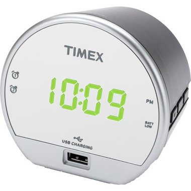 Timex T1212b Dual Alarm Clock With Usb Charging And Battery Backup Brandsmart Usa