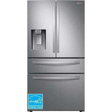 Samsung RF28R7201SR/AA 28 CuFt Smart 4 Door French Door Refrigerator In Stainless Steel