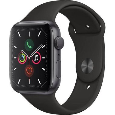 Series 5 44mm Space Gray Aluminum Case With Black Sport Band GPS