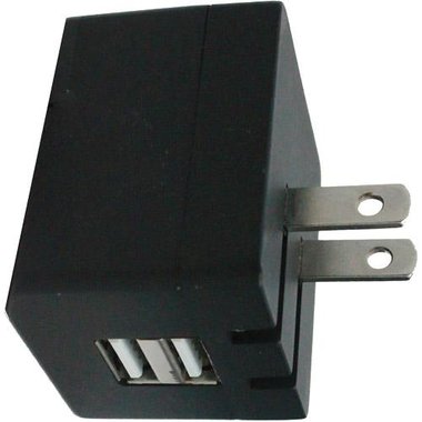 Duracell PRO163 3.1 Amp AC to Dual USB Charger - Black