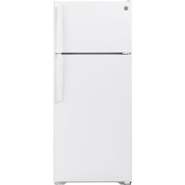 GE GTS18HGNRWW 17.5 CuFt Top-Mount Refrigerator In White