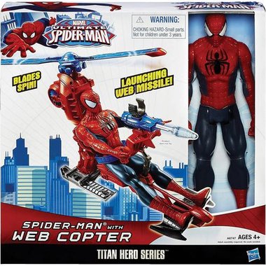 Hasbro A6747-1 Ultimate Spider-Man® With Web Copter