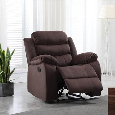 Montecatini MR003-BRN Bravo Brown Recliner | BrandsMart USA