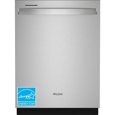 Whirlpool WDT750SAKZ 47 dBA Top Control Built-In Tall Tub Dishwasher With Third Level Rack In Fingerprint Resistant Stainless Steel