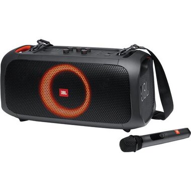 JBL - PartyBox On-The-Go Portable Party Speaker - Black