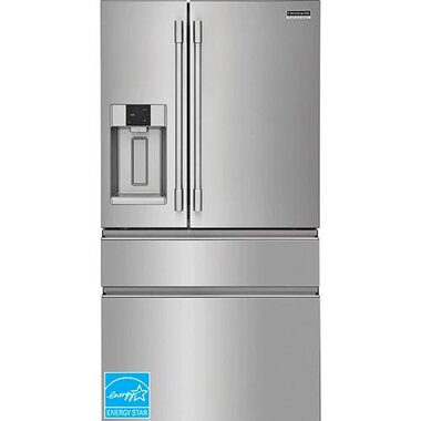 Frigidaire Professional Prmc2285af Ss 21 8 Cuft Twintech Counter Depth 4 Door French Door Refrigerator In Stainless Steel Brandsmart Usa