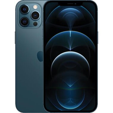 Apple MGCJ3LL/A 6.7" iPhone 12 Pro Max 128GB Unlocked Smartphone - Pacific Blue