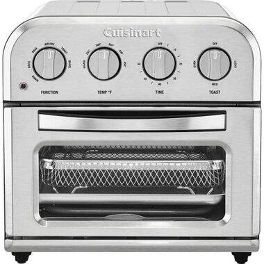 Cuisinart TOA-28 Compact Convection 4-Slice Air Fryer Toaster Oven - Stainless Steel