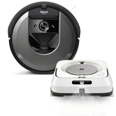 Roomba® i7 (7150) Wi-Fi® Connected Robot Vacuum Braava With Jet® m6 (6110)  Connected Robot Mop