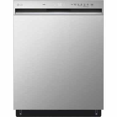 LG LDFN3432T 50 dBA Steam Front Control Dishwasher In Stainless Steel With QuadWash