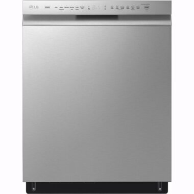 LG LDFN4542S 48DB Smart Steam Front Control Dishwasher With QuadWash And EasyRack Plus