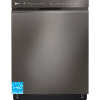 LG LDFN4542D 48 dBA Smart Front Control With Quadwash Dishwasher In PrintProof Black Stainless Steel