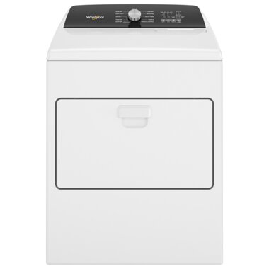 Whirlpool WED5010LW 7.0 CuFt Moisture Sensing Electric Dryer In White
