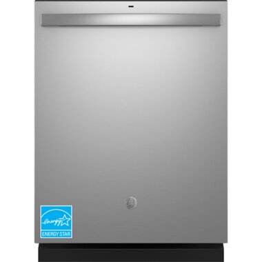 GE GDT550PYRFS 52 dBA Steam Sanitize Top Control Dishwasher In Stainless Steel With Dry Boost