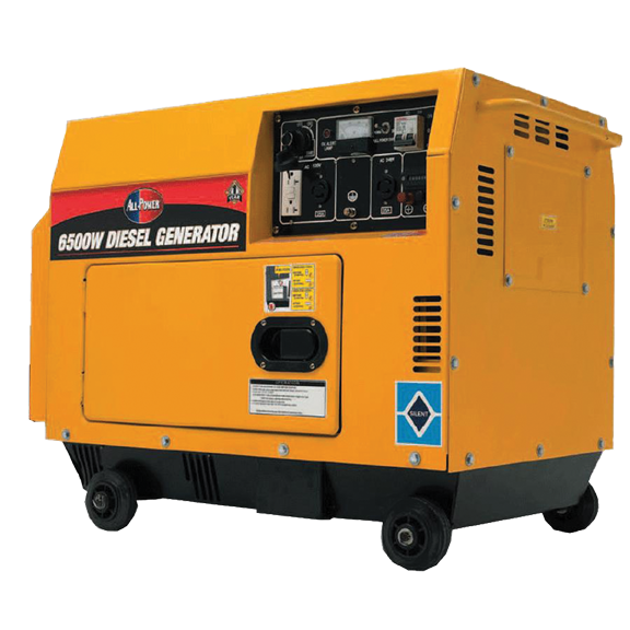 All power apg3202 6500 watt 10 hp diesel generator delivers 6500w