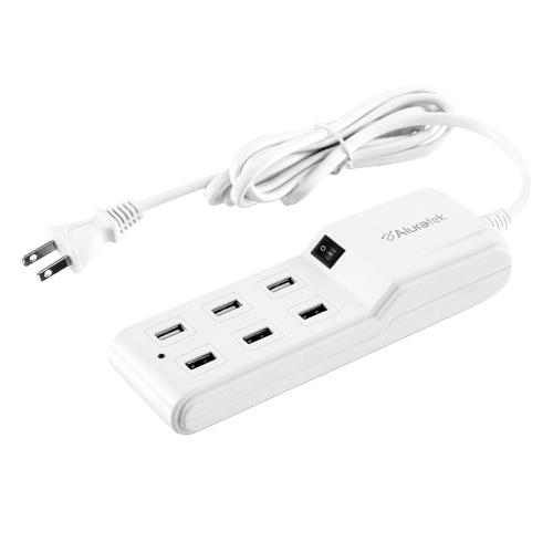 6-Port USB Charging Station With Surge Protection 6-Port USB Charging Station With Surge Protection