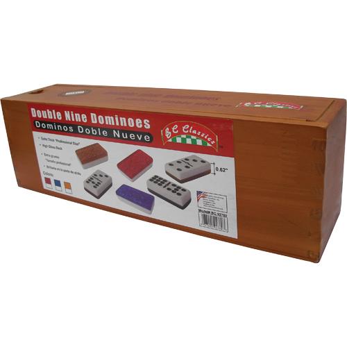 Domino master profesional 9/9 con caja madera (21829)