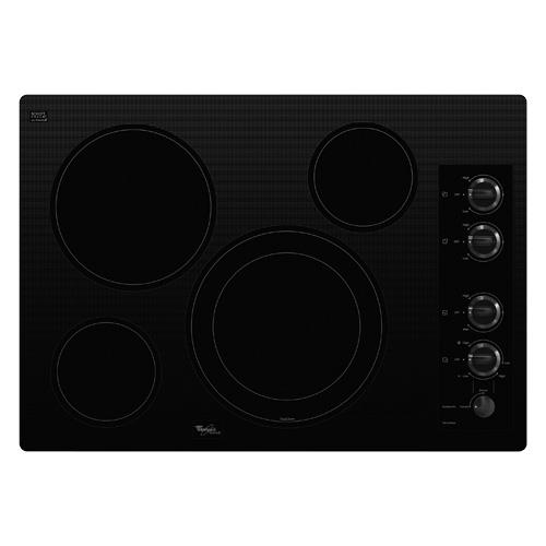Whirlpool G7CE3034XB Gold® Series 30" 4 Burner Electric Cooktop